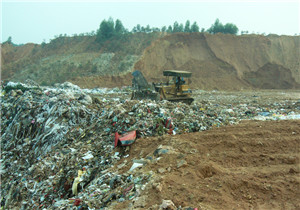 东莞东城垃圾填埋场使用EM